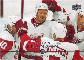 #322 Johan Franzen - Detroit Red Wings - 2008-09 Upper Deck Hockey