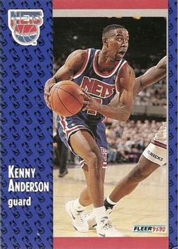 #322 Kenny Anderson - New Jersey Nets - 1991-92 Fleer Basketball