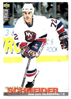 #322 Mathieu Schneider - New York Islanders - 1995-96 Collector's Choice Hockey