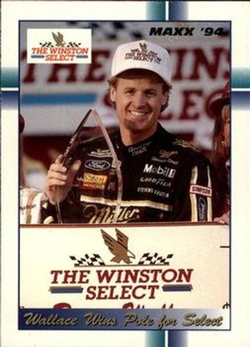 #322 Wallace Wins Pole for Select - Penske Racing South - 1994 Maxx Racing