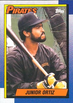 #322 Junior Ortiz - Pittsburgh Pirates - 1990 O-Pee-Chee Baseball