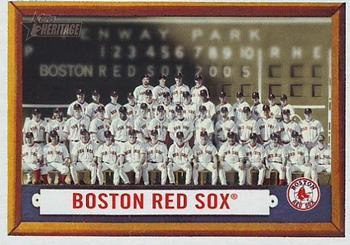 #322 Boston Red Sox - Boston Red Sox - 2006 Topps Heritage Baseball