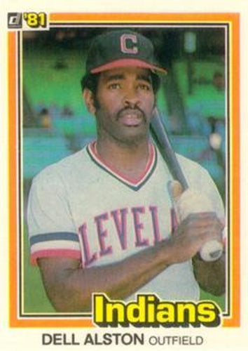 #322 Dell Alston - Cleveland Indians - 1981 Donruss Baseball