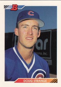 #322 Doug Strange - Chicago Cubs - 1992 Bowman Baseball