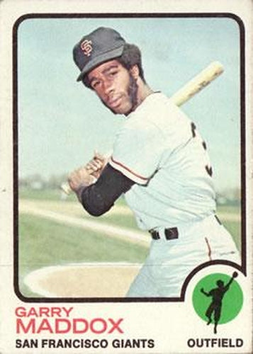 #322 Garry Maddox - San Francisco Giants - 1973 Topps Baseball