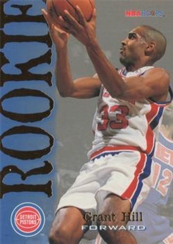 #322 Grant Hill - Detroit Pistons - 1994-95 Hoops Basketball