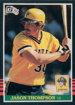 #322 Jason Thompson - Pittsburgh Pirates - 1985 Donruss Baseball
