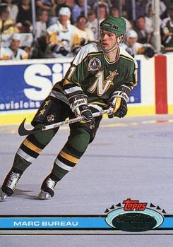 #322 Marc Bureau - Minnesota North Stars - 1991-92 Stadium Club Hockey