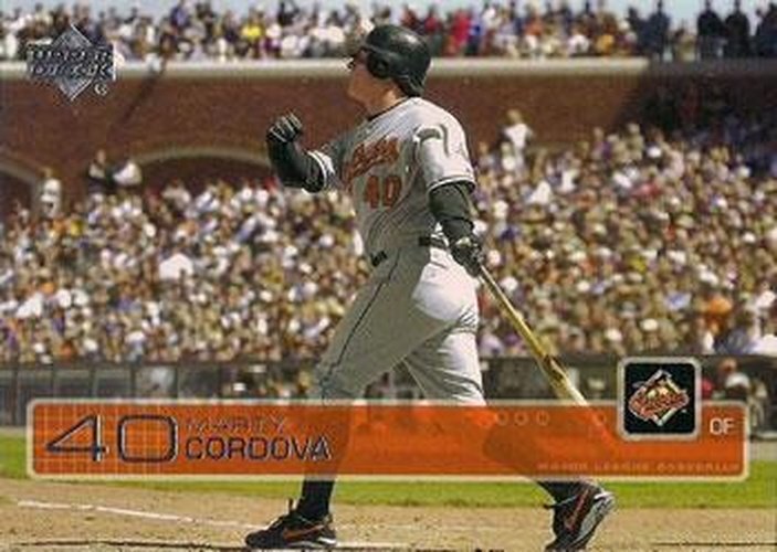 #322 Marty Cordova - Baltimore Orioles - 2003 Upper Deck Baseball