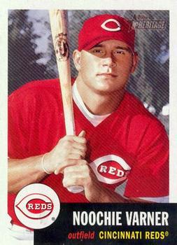 #322 Noochie Varner - Cincinnati Reds - 2002 Topps Heritage Baseball
