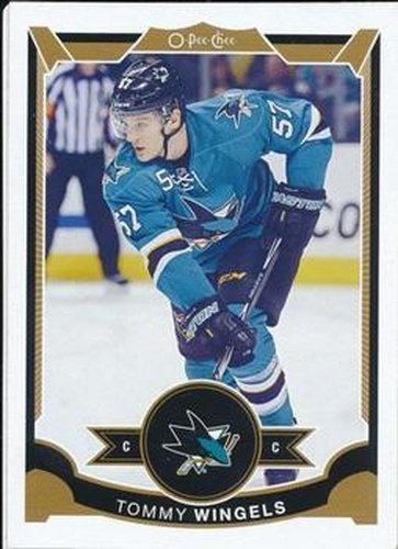 #322 Tommy Wingels - San Jose Sharks - 2015-16 O-Pee-Chee Hockey
