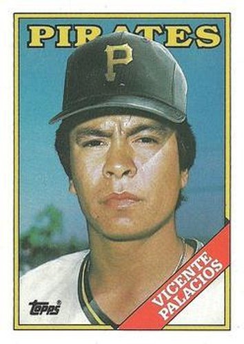#322 Vicente Palacios - Pittsburgh Pirates - 1988 Topps Baseball