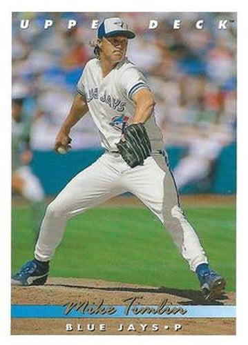 #322 Mike Timlin - Toronto Blue Jays - 1993 Upper Deck Baseball