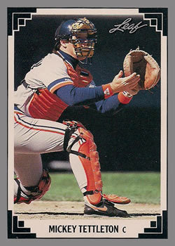 #322 Mickey Tettleton - Detroit Tigers - 1991 Leaf Baseball