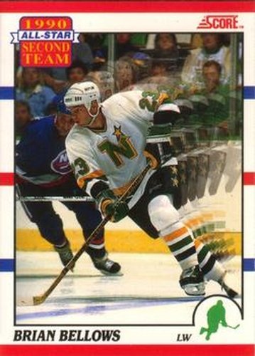#322 Brian Bellows - Minnesota North Stars - 1990-91 Score Canadian Hockey