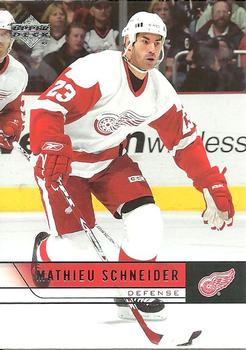#322 Mathieu Schneider - Detroit Red Wings - 2006-07 Upper Deck Hockey