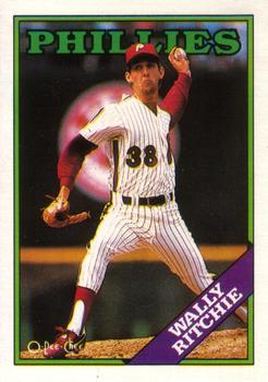 #322 Wally Ritchie - Philadelphia Phillies - 1988 O-Pee-Chee Baseball