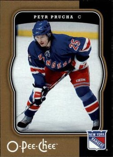 #322 Petr Prucha - New York Rangers - 2007-08 O-Pee-Chee Hockey