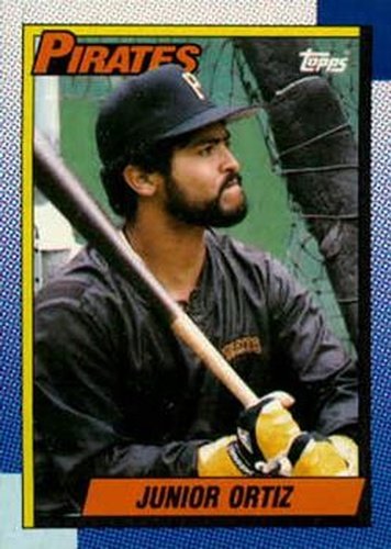 #322 Junior Ortiz - Pittsburgh Pirates - 1990 Topps Baseball