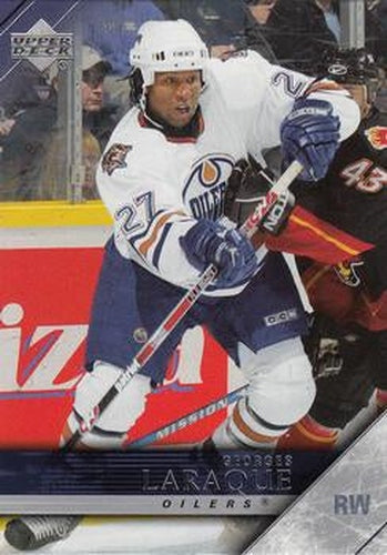 #322 Georges Laraque - Edmonton Oilers - 2005-06 Upper Deck Hockey