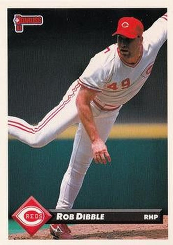#322 Rob Dibble - Cincinnati Reds - 1993 Donruss Baseball