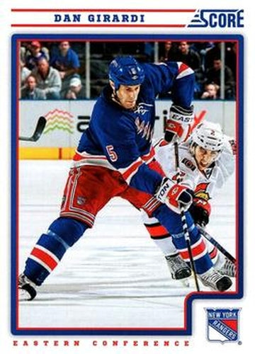 #322 Daniel Girardi - New York Rangers - 2012-13 Score Hockey