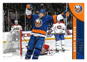 #323 Matt Martin - New York Islanders - 2013-14 Score Hockey