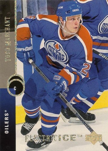 #323 Todd Marchant - Edmonton Oilers - 1994-95 Upper Deck Hockey - Electric Ice