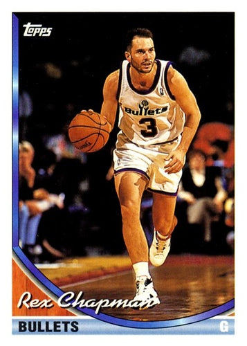 #323 Rex Chapman - Washington Bullets - 1993-94 Topps Basketball