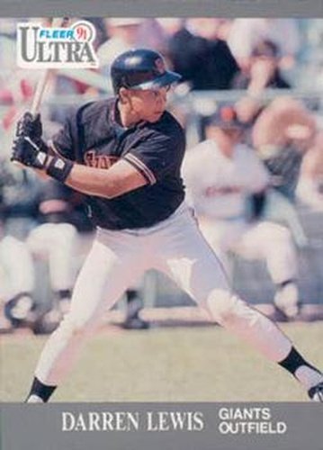 #323 Darren Lewis - San Francisco Giants - 1991 Ultra Baseball