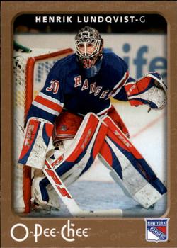 #323 Henrik Lundqvist - New York Rangers - 2006-07 O-Pee-Chee Hockey
