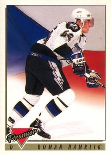 #323 Roman Hamrlik - Tampa Bay Lightning - 1993-94 O-Pee-Chee Premier Hockey