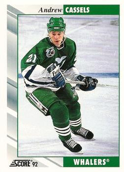 #323 Andrew Cassels - Hartford Whalers - 1992-93 Score USA Hockey