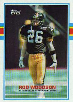 #323 Rod Woodson - Pittsburgh Steelers - 1989 Topps Football