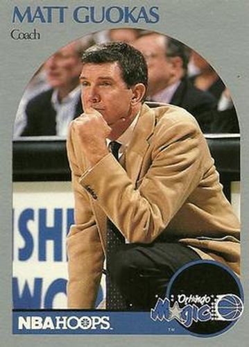 #323 Matt Guokas - Orlando Magic - 1990-91 Hoops Basketball