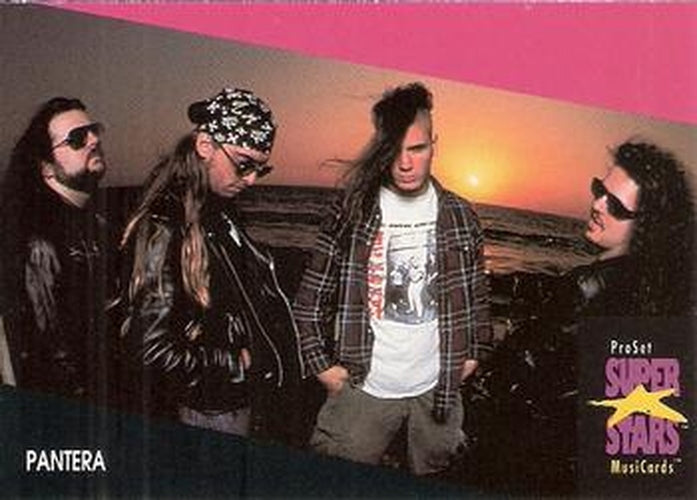#323 Pantera - 1991 Pro Set SuperStars MusiCards