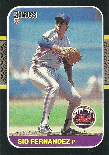 #323 Sid Fernandez - New York Mets - 1987 Donruss Baseball