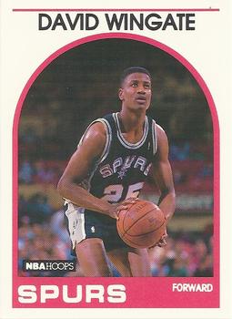 #323 David Wingate - San Antonio Spurs - 1989-90 Hoops Basketball