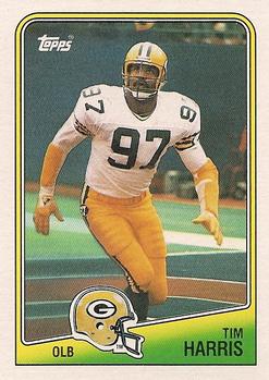 #323 Tim Harris - Green Bay Packers - 1988 Topps Football
