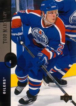 #323 Todd Marchant - Edmonton Oilers - 1994-95 Upper Deck Hockey