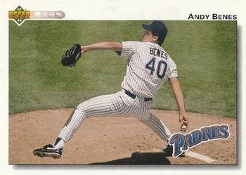 #323 Andy Benes - San Diego Padres - 1992 Upper Deck Baseball