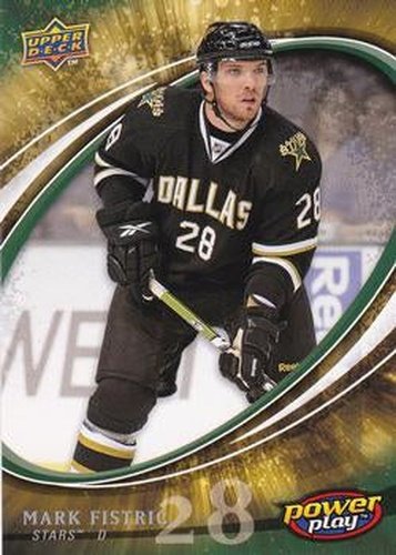 #323 Mark Fistric - Dallas Stars - 2008-09 Upper Deck Power Play Box Set Hockey