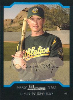 #323 Casey Myers - Oakland Athletics - 2004 Bowman Baseball