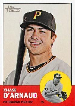 #323 Chase d'Arnaud - Pittsburgh Pirates - 2012 Topps Heritage Baseball