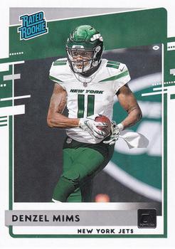 #323 Denzel Mims - New York Jets - 2020 Donruss Football