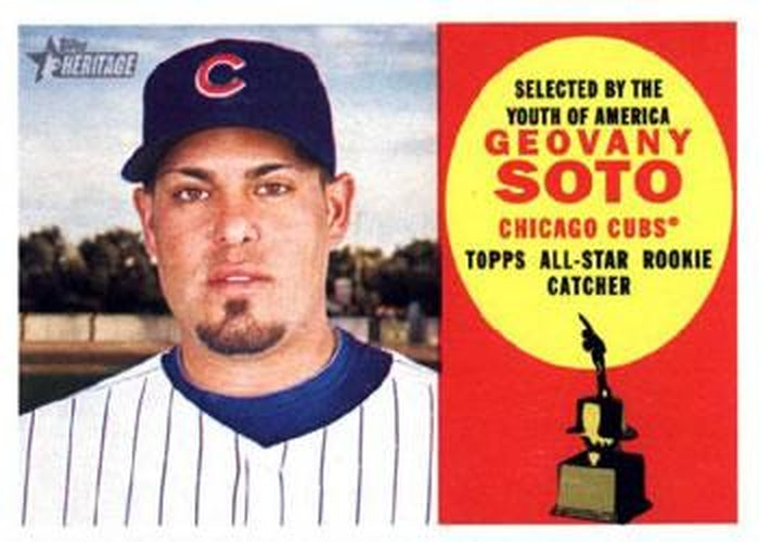 #323 Geovany Soto - Chicago Cubs - 2009 Topps Heritage Baseball