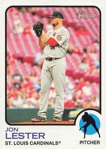 #323 Jon Lester - St. Louis Cardinals - 2022 Topps Heritage Baseball