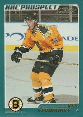 #323 Kris Vernarsky - Boston Bruins - 2003-04 O-Pee-Chee Hockey