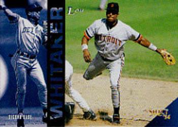 #323 Lou Whitaker - Detroit Tigers - 1994 Select Baseball