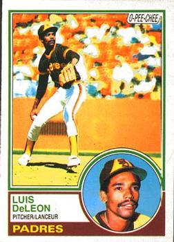 #323 Luis DeLeon - San Diego Padres - 1983 O-Pee-Chee Baseball